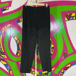 Nina Leonard, Faux Suede Black Slacks. Size 10. In excellent condition!